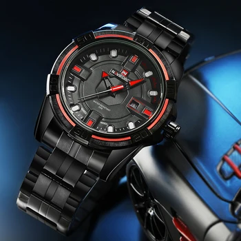 NAVIFORCE Sport Barbati Ceasuri de mana Militare Cuarț Ceas de Brand de Lux din Oțel Inoxidabil rezistent la apa Bărbați Ceasuri Relogio Masculino