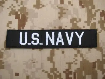 Negru U. S. NAVY Piept Banda de Servicii de Bandă moralul militare tactice Broderie patch-uri Insigne Q193