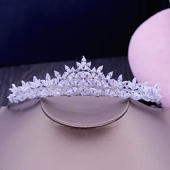 New Sosire Moda Bijuterii AAA Cubic Zirconia Deschide Femei cu Diademe de Păr Accesorii Mireasa Frumusete Nunta Coroana Pentru Cadouri H-027