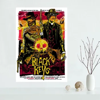 New sosire Personalizat canvas poster The Black Keys panza pictura poster de Arta de perete poster Pânză Tesatura de Imprimare