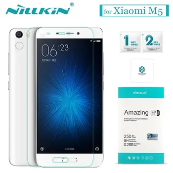 Nilkin pentru Xiaomi Mi5 Km 5 Temperat Pahar Ecran Protector Nillkin 9H Greu Uimitoare H / H+Pro Film de Sticlă pentru Xiaomi Mi 5 M5 Pro