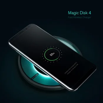 Nillkin Magic Disk 4 Portabil Încărcător Wireless Qi Pentru Samsung s6 s7 edge s8 plus nota 8 5 Încărcător Wireless Pentru iphone X 7 8 plus