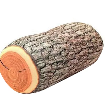 Noi 1bucată Jurnal de Lemn Perna / Ciot de Copac Textura Lemnului Arunca cu Perna In Masina Decora Pot Dropshipping