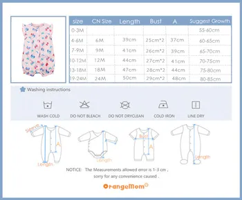 Noi 2018 Orangemom magazin oficial copil haine de fata una-piese de costume de îmbrăcăminte pentru copii ,cotton romper corp pentru sugari roupas menina