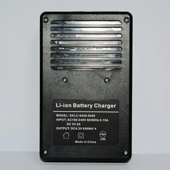 Noi 4 sloturi încărcător inteligent 18650 Baterie Încărcător Universal Inteligent de încărcare de Putere Pentru 18650/14500/18350/Li-ion/16340