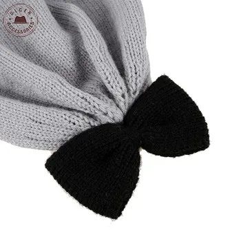 Noi Balaclava Ulgen Conceput de Moda Tricotate Pălărie de Iarnă Femeie Rece Căciuli Stras Capace Beanie Pentru Vânzare [hul114g3200]