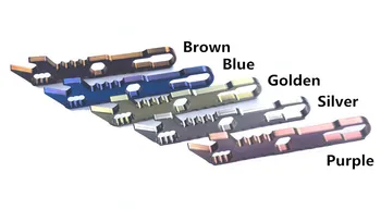 Noi Deschizator Rangă 5 Culori mai Multe Instrumente de Buzunar EDC Cheie Hex în aer liber Camping Aliaj de Titan Multi-scop Rangă Șurubelniță
