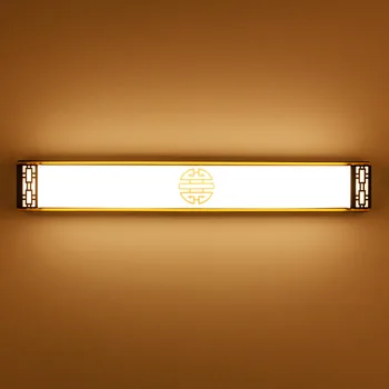 Noi Impermeabil Vintage Stil Chinezesc Acryl Led-uri de Lumină Oglindă Pentru Baie, Dormitor, Cabinet Lampă de Perete 48/63/83 cm Ac 80-265v 1025