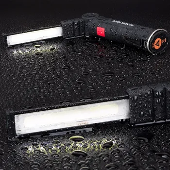 Noi Pliabil USB Camping Lanternă cu Lumină Lampă de Lucru Construit în Baterie Reîncărcabilă Cu Cârlig, Magnet pentru Outdoor, Camping Pescuit