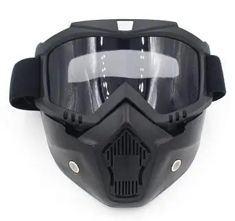 Noi RZ0JUNMA Modular Masca Detasabila Ochelari de protecție Și Gura Filtru Perfect pentru a Deschide Fata de epocă, Motociclete Căști de protecție Coolplay masca