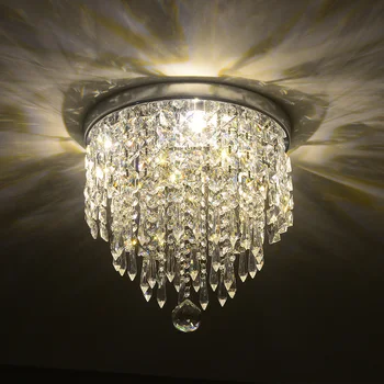 Noi Vindem Fierbinte Contemporane de Lux Cristal Plafon cu LED-uri de iluminat Lampa de Iluminat Hol Pentru Bucatarie Hol CL123