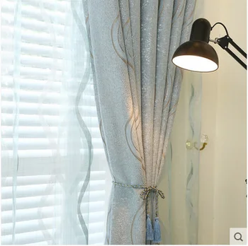 Nou 2016 Chenille cortina de pânză Fereastră Perdele Pentru Camera de zi/ Dormitor, Perdele Opace de Tratament Fereastră /draperii Decor Acasă