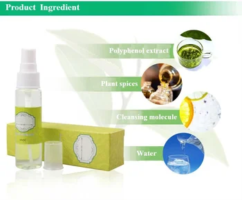 Nou Genelor Curat Pentru Extensii de Gene Pentru a curăța Gene Înainte de Plantare Geană ceai Verde parfum 30ml