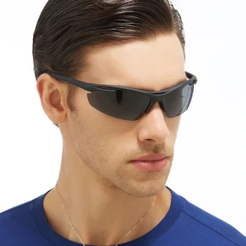 Nou HD Polarizate Sport Bărbați ochelari de Soare de Pescuit de Conducere Ochelari de Soare UV400 Ușor Ochelari de protectie Ochelari de sex Masculin oculos de sol
