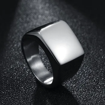 Noua Moda Barbati Inel Argint Aur Negru-Culoare 316L din Oțel Inoxidabil Inel de Nunta de Calitate Oglindă Lustruit Titan Inel Niciodată nu se Estompeze