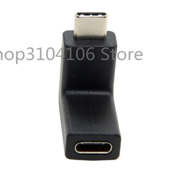 Noul design Cot 10Gbps de 90 de Grade Unghi USB-C USB 3.1 Tip C de sex Masculin la Feminin Extensie Adaptor de Tip c AV Conector Unghi
