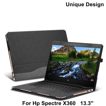 Noul Design Creativ Caz Pentru Hp Spectre X360 13.3 Inch Laptop Maneca Caz de Protecție din Piele PU de Acoperire Stylus Cadou