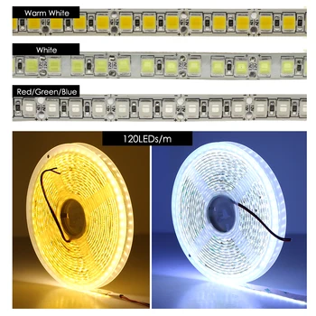 Noul sosit mai Luminos LED Strip 5054 DC12V Flexibilă cu LED-uri de Lumină, 5054 este Upgrade-ul 5050.