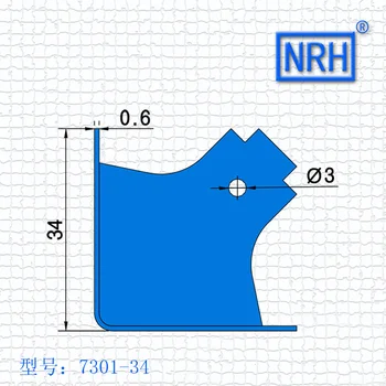 NRH 7301-34 colț de oțel Protector de înaltă calitate caz de Zbor caz rutier echipamente performante caz cornerite finisaj cromat