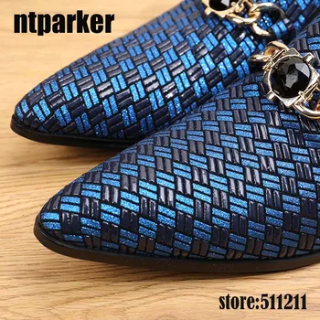 Ntparker Tese model de Vest Barbati din Piele Pantofi Fasion a Subliniat Toe de Afaceri Rochie Pantofi Pantofi de Designer, de Dimensiuni Mari 38-46!