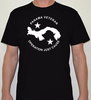 Oamenii de Creație Casual cu Maneci Scurte ocazional T-shirt Echipajul Gât Bază Topuri transport Gratuit Panama Veteran Operațiune Cauza T shirt