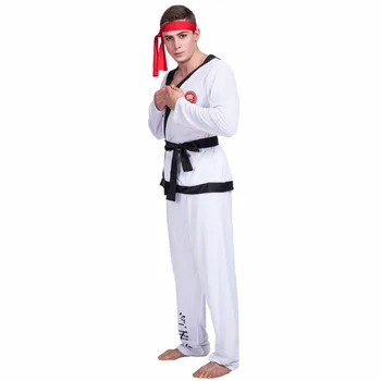 Oamenii De Karate Kardined Pe Kargot Kung Fu Luptător Cosplay Costum De Halloween Carnaval Haine De Crăciun Îmbrăcăminte Pentru Adulți De Sex Masculin Costume