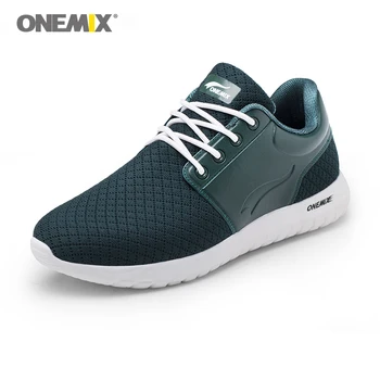 Onemix barbati adidasi sport în aer liber atletic pantofi negri pentru femei de mers pe jos pantofi de jogging lumină pantofi sport unisex pantofi trekking
