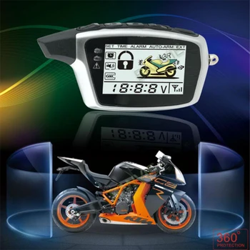 Originale de înaltă Calitate SPION Două Modul Anti-furt de Motociclete de Alarmă Cu 2 LCD Emițătoare de la Distanță pornirea Motorului