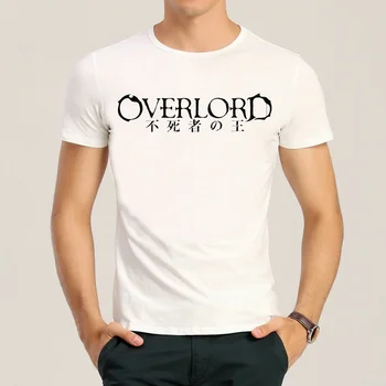 Overlord Tricou de Vara cu Maneci Scurte Teenages Anime Overlord Logo T-Shirt de Sus Tricouri tricou Pentru Barbati Femei