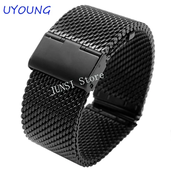 Pentru ASUS Zenwatch 2 Calitate Solide din oțel inoxidabil Curea Pentru LG G Watch W100/W110/W150 Ceas Inteligent Pentru Bărbați accesorii de Lux