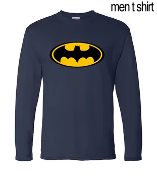 Pentru fanii brand-îmbrăcăminte Seria Superman Batman barbati maneca lunga T-shirt 2017 nouă primăvară bumbac casual hip hop barbati tricou