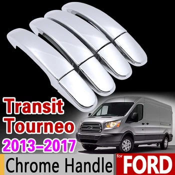 Pentru Ford Transit Tourneo MK4 Mâner Cromat Capac Ornamental Set pentru 4Dr 2013 2016 2017 Accesorii Auto Stickere Auto Styling