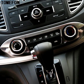 Pentru Honda CRV CR-V 2012 2013 ABS Cromat Fata Aer Conditionat Condiționat Priza de Aerisire Comutatorul Capacul Panoului Ornamental