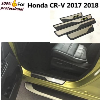 Pentru Honda CRV CR-V 2017 2018 masina Inox/ABS cromat pedala pragului de Ușă scuff placă cadru Extern Acoperi pragul 4buc