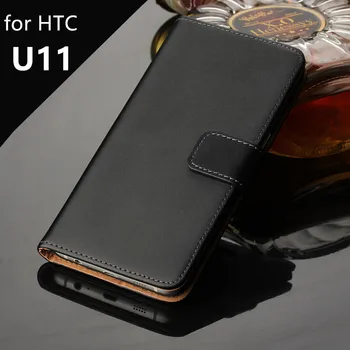 Pentru HTC U11 acoperire caz Piele PU Portofel Caz Flip pentru HTC U11 cu Sloturi pentru Carduri și Bani Titularul GG