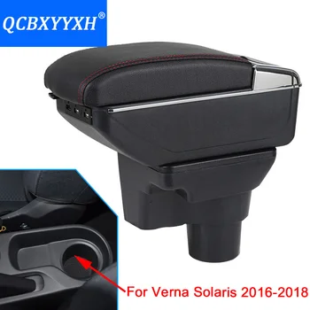 Pentru Hyundai Solaris Verna 2016-2018 Cotiera Cutie Centrală a Stoca Conținut Cutie Suport pentru pahare Auto de Interior-Produse de styling, Accesorii