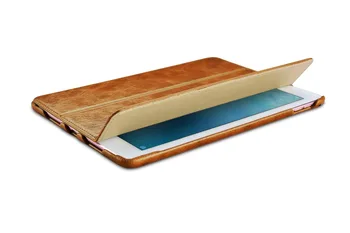 Pentru iPad pro 9.7 din Piele Acoperi Ulei Ceara Epocă de Protecție Cazul Folio pentru ipad pro 9.7 inch Smart Capacul suportului