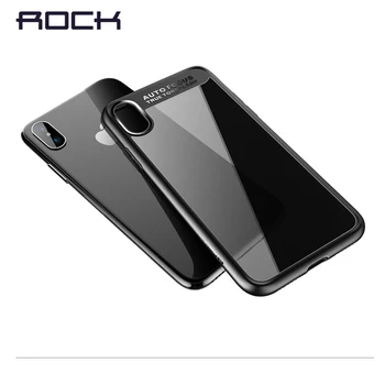 Pentru iPhone X Hibrid caz, Rock Colorate Originale, de un roșu strălucitor caz acoperire pentru iPhone X, de Cristal Clar de Caz pentru iPhoneX