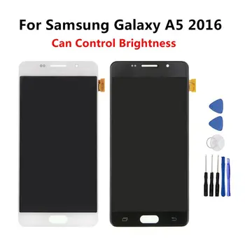 Pentru Samsung Galaxy A5 2016 A510F A510M A510FD A5100 A510Y Test Bun TFT LCD Touch Screen Digitizer Asamblare