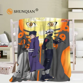 Personalizat Naruto pătură Flanel de Lână Tesatura 58x80inch 50X60inch 40X50inch Canapea extensibilă Arunca Pătură Copil Adult Pătură Caldă