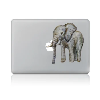Pictura de cerneală elefant Vinil Decal Laptop Autocolant pentru macbook Pro Air 13 inch Desene animate laptop Piele shell pentru mac book