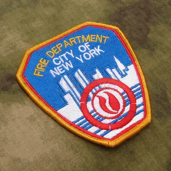 Plin Brodate POMPIERI pompierii Orașului New York SealTeam 6 Militare Tactice Moralul Broderie patch-uri B3145