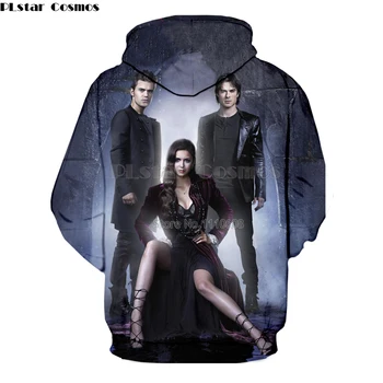 PLstar Cosmos Fierbinte de televiziune The Vampire Diaries Moda 3d print Hoodie nen/femei jachete largi subțire de primăvară și de toamnă haine Cool