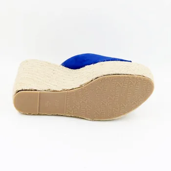 Plus Dimensiune 34-45 Nou 2018 Tocuri inalte Femei Flip Flops, Sandale de Vară Pene Platforma Papuci de Fată de Moda Pantofi de Plaja