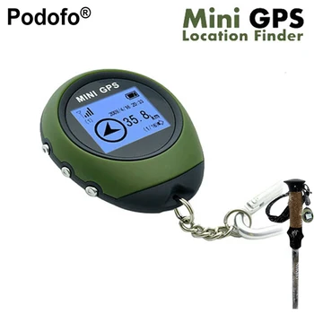 Podofo Noul Mini Handheld GPS de Navigare gps locul de Amplasare Finder USB Reîncărcabilă cu Busolă Electronică de Călătorie în aer liber
