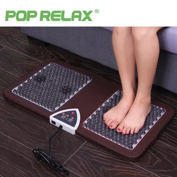POP RELAXA NUGA NM55 turmalina germaniu arc picior acupunctura masaj mat a doua inimă de încălzire electric de masaj pentru picioare F01B