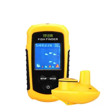 Portabil Sonar Fish Finder Sounder Alarma Traductor Fishfinder 0.7-100m de pescuit Echo Sounder