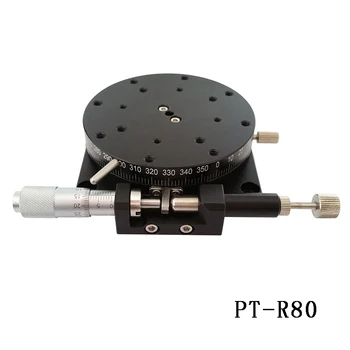 PT - R38/R60/R80/R100/R125 R Axa Manual de Rotație Scenă, Platformă Rotativă, Optice Alunecare de Masă