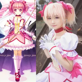 Puella Magi Madoka Magica Madoka Kaname Uniformă Rochie Anime Costume Cosplay