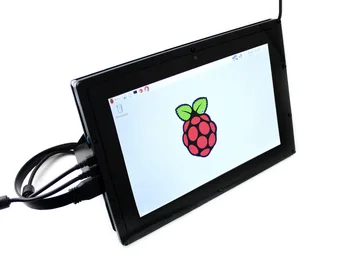 Raspberry Pi 3 Display Capacitiv de 10.1 inch, HDMI LCD (B)(cu caz) Ecran Tactil IPS 1280*800 Pentru RPI,Windows 10/8.1/8/7,